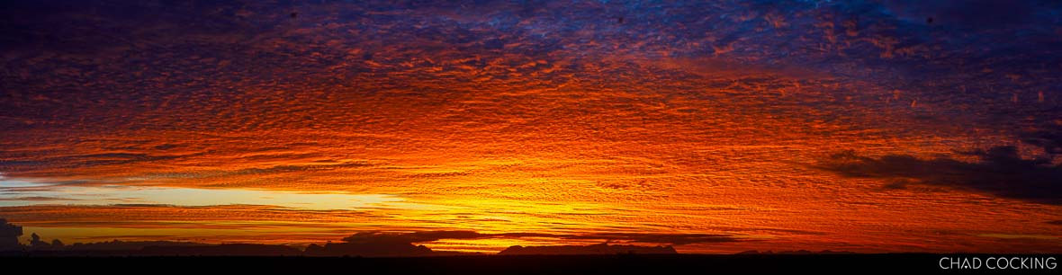 beautiful African sunset