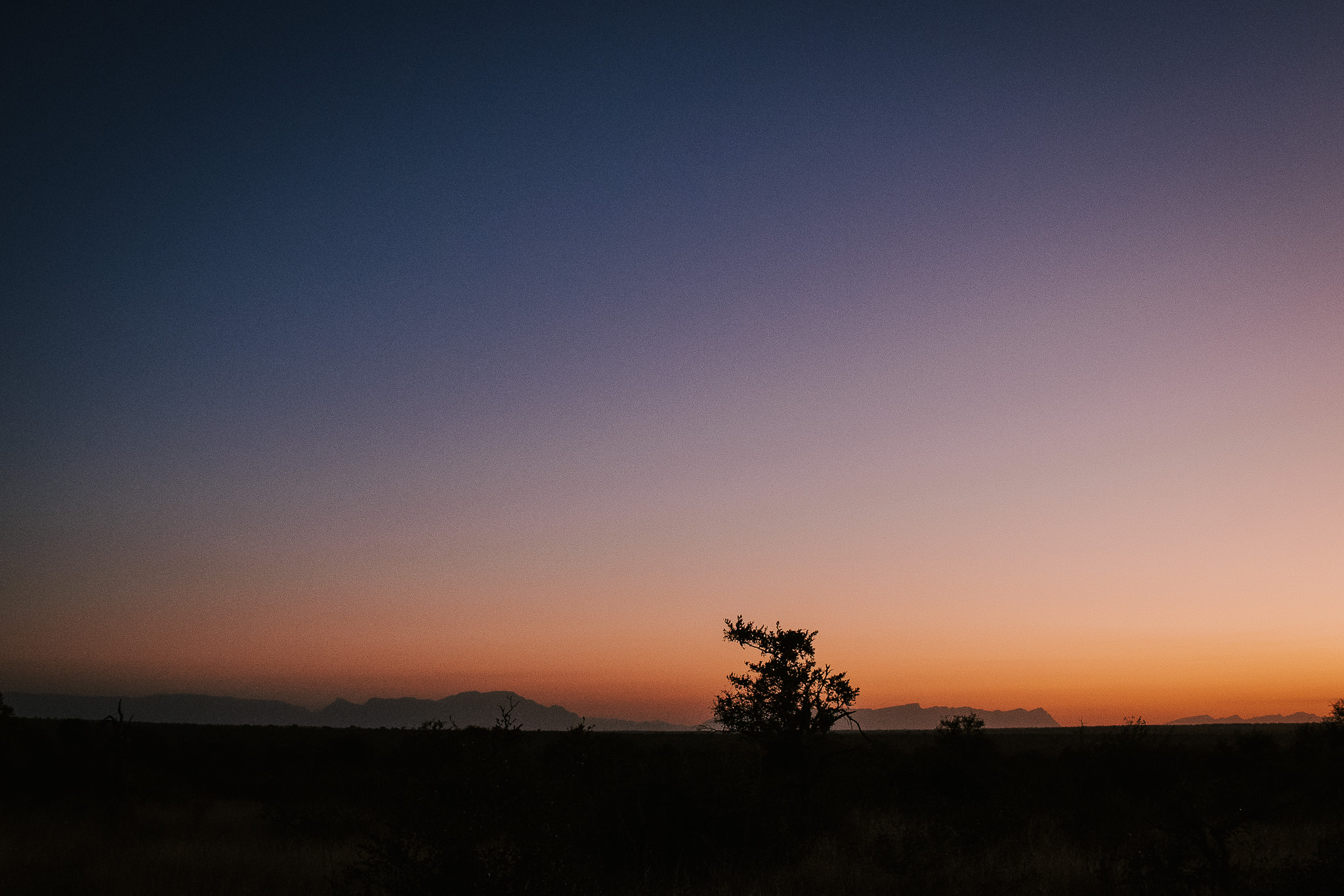 winter sunsets are a thing to behold in the Timbavafi