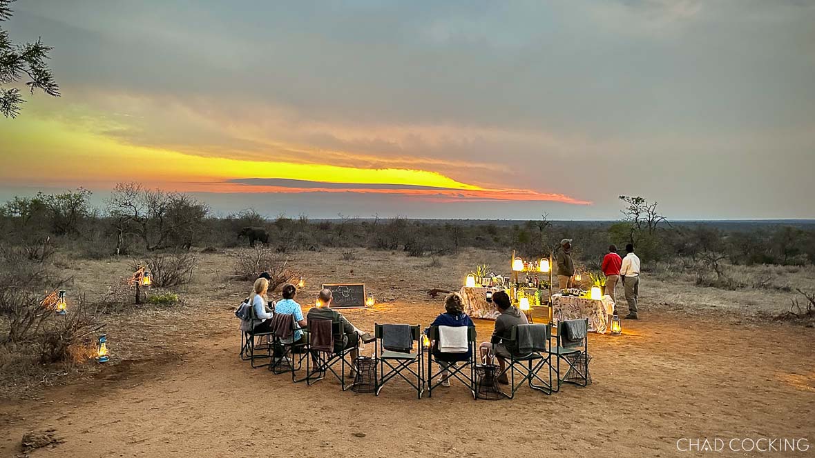 Landscape scene at Tanda Tula showing strong contrast between bright sunlight and shadow, illustrating high dynamic range.
